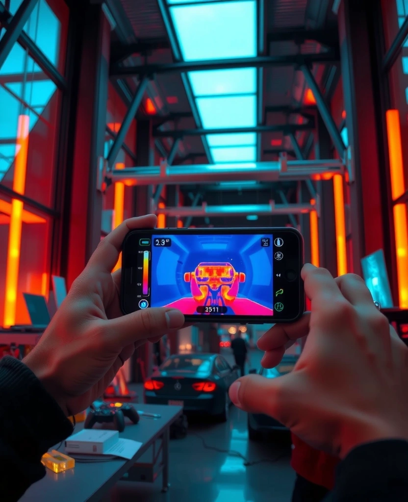 Thermal adaptive visualization